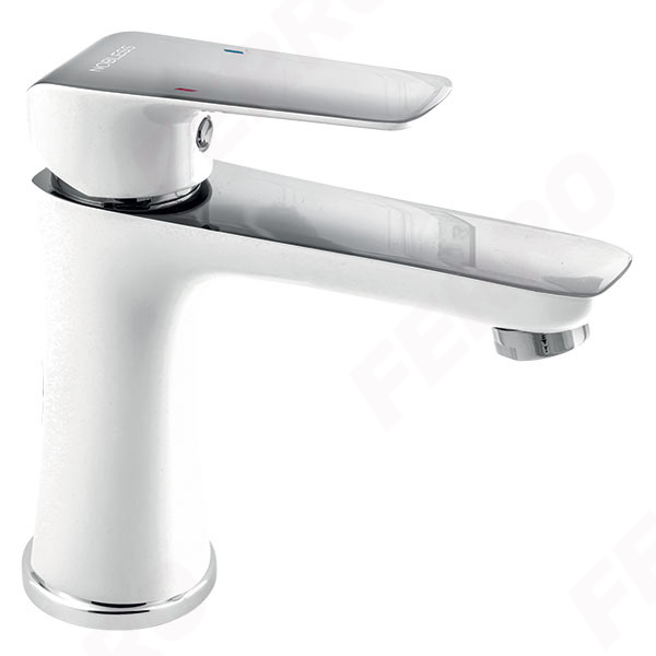 Tina White/Chrome - baterie stativă lavoar, ventil click-clack [1]