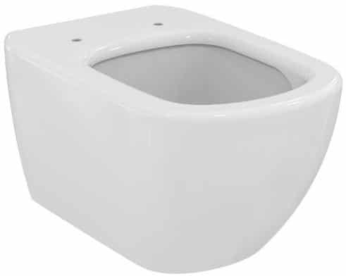Set vas WC suspendat Ideal Standard Tesi Aquablade si capac slim cu inchidere lenta [1]