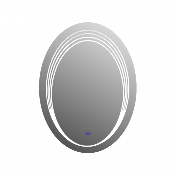 Oglinda cu sistem iluminare led pentru si buton touch,600x800x30 mm. [2]
