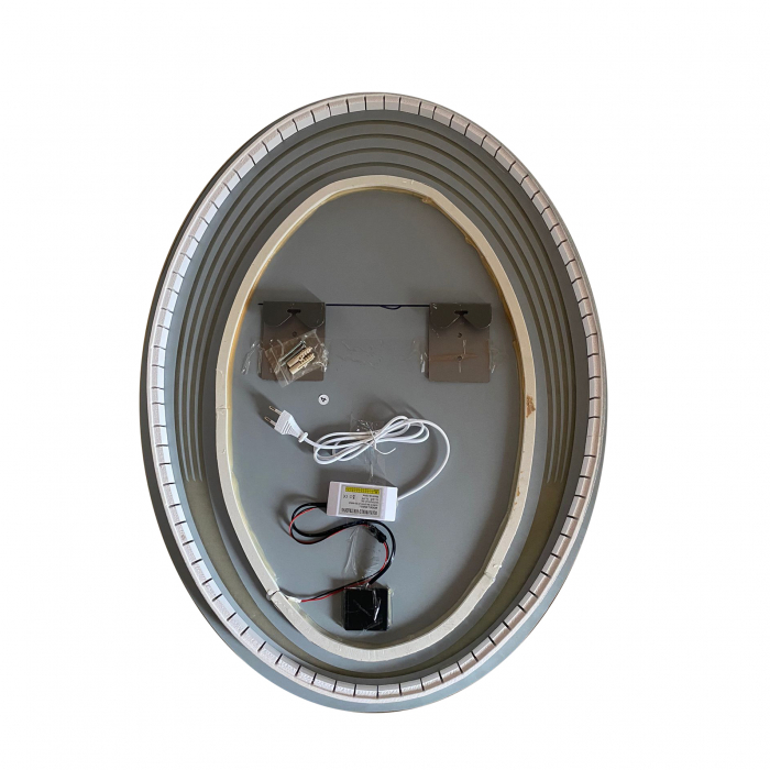 Oglinda cu sistem iluminare led pentru si buton touch,600x800x30 mm. [5]