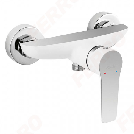 Baterii baie - Adore White/Chrome - baterie perete duș