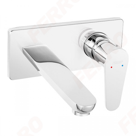 Baterii baie - Algeo - baterie încastrată lavoar, pipă 18 cm