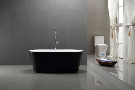 Cazi baie - Cada Freestanding Black 172x82 cm