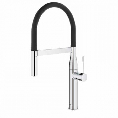 Bucatarie - BATERIE BUCATARIE ESSENCE, PIPA FLEXIBILA GROHFLEXX CU DUS METALIC