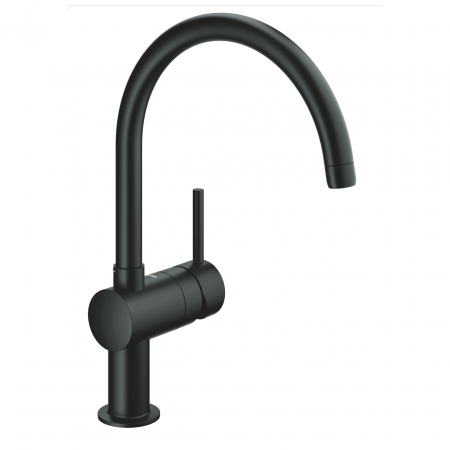 Bucatarie - BATERIE BUCATARIE MINTA VELVET BLACK PIPA TIP C