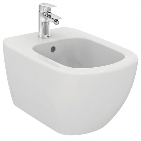 Obiecte sanitare - BIDEU TESI SUSPENDAT, FIXARE COMPLET ASCUNSA 53X36 ALB MAT