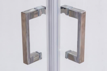 CABINA DUS PATRATA 80X80 CU DOUA USI CULISANTE,PROFIL CROM,STICLA TRANSPARENTA  LLS2/800 [1]