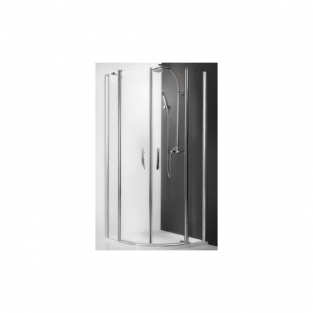 Cabine de dus - CABINA DUS SEMIROTUNDA TR2 LIGHT 900, STICLA TRANSPARENTA, PROFIL CROM