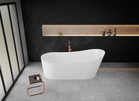 Cada freestanding din compozit Vayer Cetus 1800x832x695, fara preaplin , ventil click-clack crom [2]