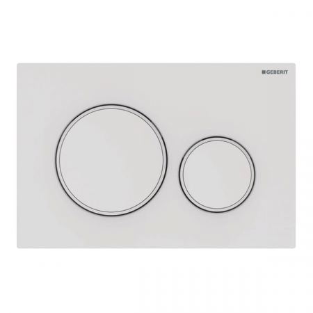 Rezervoare WC si Clapete - CLAPETA ACTIONARE REZERVOR INCASTRAT SIGMA 20 ALB MAT LACUIT-ALB EASY TO CLEAN