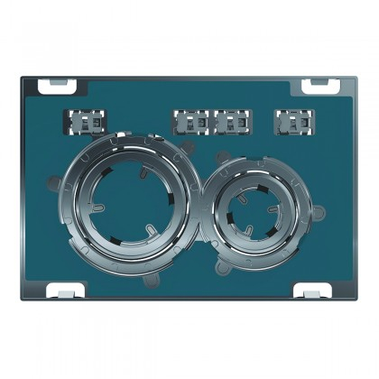 Rezervoare WC si Clapete - CLAPETA ACTIONARE REZERVOR INCASTRAT SIGMA 21 CUSTOMIZABILA, CROM