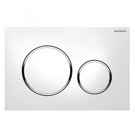 Rezervoare WC si Clapete - CLAPETA ACTIONARE REZERVOR INCASTRAT TWINLINE 30  ALB-CROM-ALB