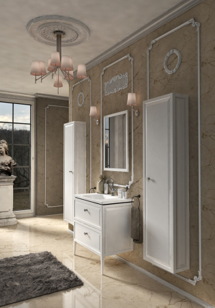 COLOANA MOBILIER MONTEBIANCO 40X155X20, O USA, ALB MAT [1]