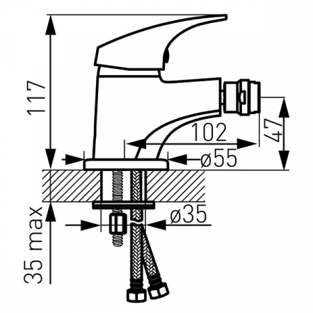 Combo - baterie stativă bideu [1]