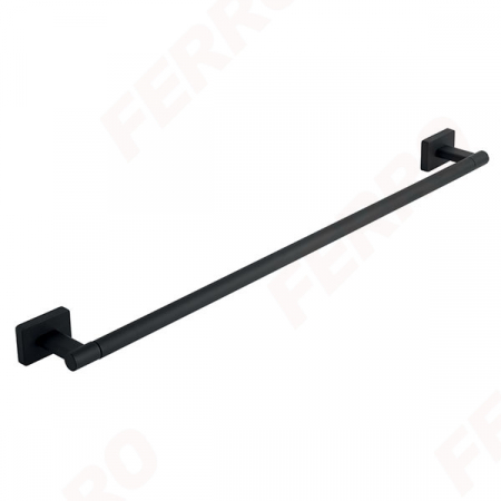 Accesorii baie - GRETA BLACK - Portprosop simplu - 600 mm