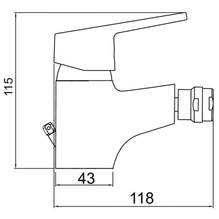Iris New - baterie stativă bideu [1]