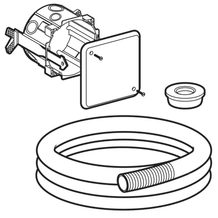 KIT DE INSTALARE CU DOZA INCASTRATA, PENTRU GEBERIT DUOFRESH [1]