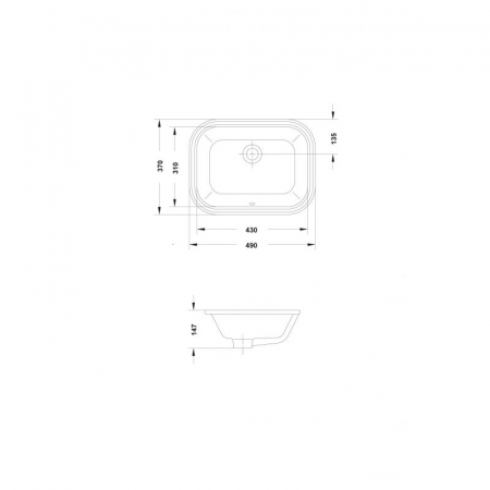 LAVOAR FLEX 50 CM MONTAJ SUB BLAT [3]
