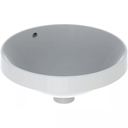 Obiecte sanitare - LAVOAR ÎNCORPORAT GEBERIT VARIFORM, ROTUND D-40CM, PREAPLIN VIZIBIL, GLAZURAT ALB