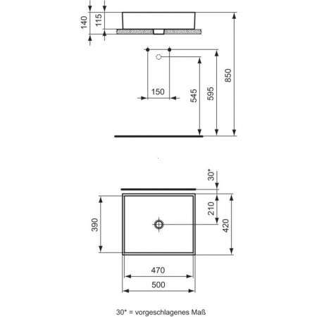 LAVOAR STRADA 50X42 FARA GAURA PENTRU BATERIE, FARA PREAPLIN [1]