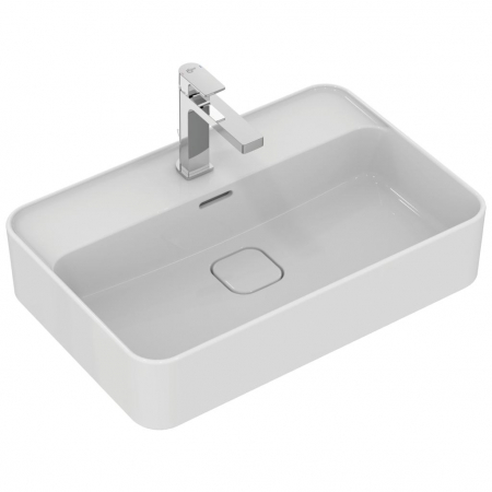 Obiecte sanitare - LAVOAR STRADA II 60X40 MONTAJ PE BLAT, CU ORIFICIU BATERIE SI PREAPLIN
