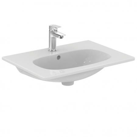 Obiecte sanitare - LAVOAR TESI 60 CM PENTRU MONTAJ PE MOBILIER, ALB MAT