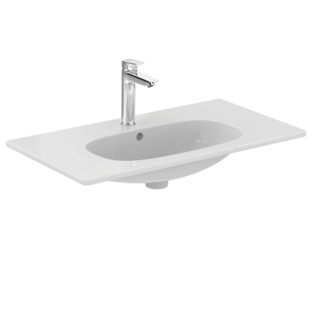 Obiecte sanitare - LAVOAR TESI 80 CM PENTRU MONTAJ PE MOBILIER, ALB MAT