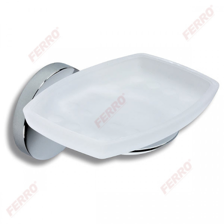 Accesorii baie - Metalia 1 - suport săpun din sticlă