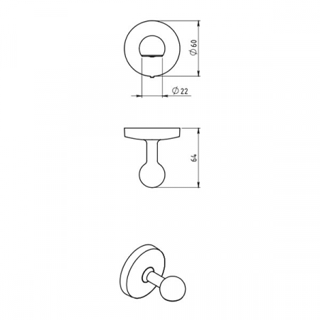 Metalia 1 - suport săpun magnetic [1]