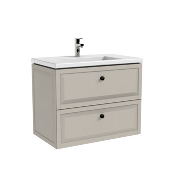 Mobilier baie - MOBILIER MONTEBIANCO 80 CM, 2 SERTARE, SAND MAT NOU