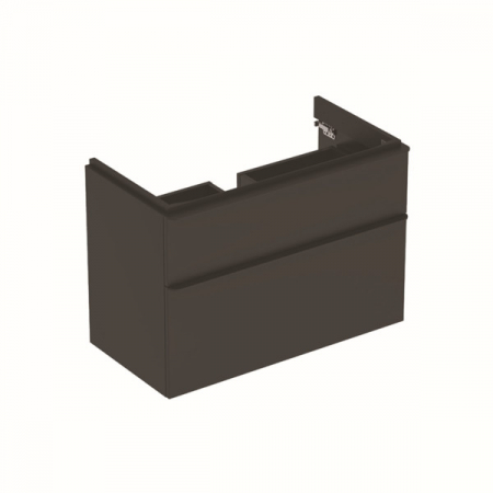 Mobilier baie - MOBILIER PENTRU LAVOAR SMYLE SQAURE CU DOUA SERTARE 88.4X61.7X47  LAVA MAT