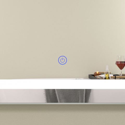 Oglinda Baie Cu Led 60x45 cu buton touch [1]