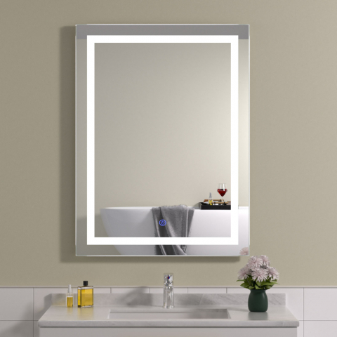 Oglinda Baie Cu Led 60x45 cu buton touch [2]