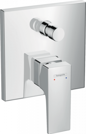 Baterii baie - ORNAMENT BATERIE CADA/DUS METROPOL, CU DIVERTER (NECESITA IBOX), CROM