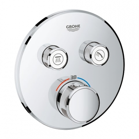 Sisteme de dus - ORNAMENT ROTUND SMART CONTROL TERMOSTATAT 2 VALVE CROM