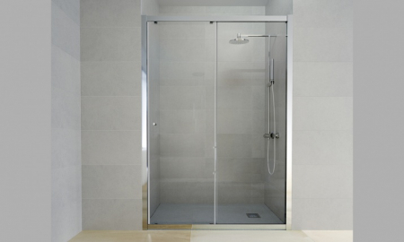 Cabine de dus - PARAVAN NEW STEP F 120 CM  USA+PARTE FIXA, H 195 CM