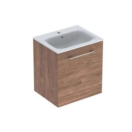 Mobilier baie - SET LAVOAR CU MARGINE INGUSTA SI MOBILIER SELNOVA SQUARE CU O USA 60 NUC AMERICAN HICKORY