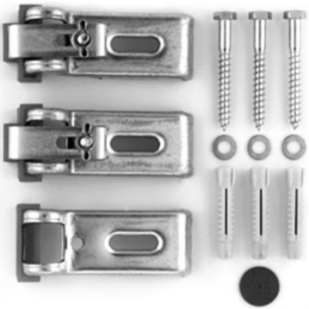 Accesorii baie - SISTEM ADITIONAL DE FIXARE A CAZII DE PERETE(3 PIESE)