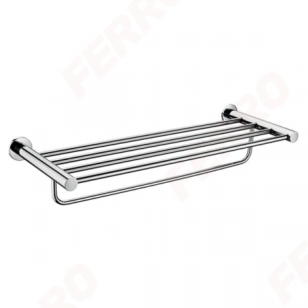 Accesorii baie - SMILE - Raft pentru prosoape cu portprosop