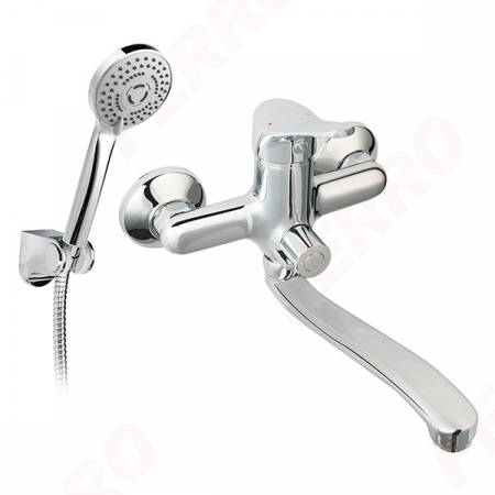 Baterii baie - Stillo - baterie perete cadă-duș cu set de duș inclus