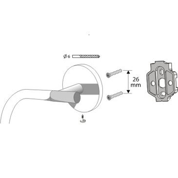 SUPORT PROSOP INELAR VIRGINIA FEST NICHEL [1]