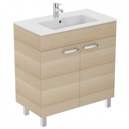 Mobilier baie - UNITATE LAVOAR TEMPO STATIVA 80 CU 2 USI ALB
