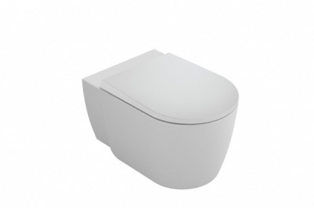 Obiecte sanitare - VAS WC CORAL SUSPENDAT RIMLESS 55.5 X 36.5 CM ALB