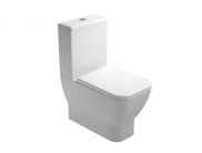 Obiecte sanitare - VAS WC EMMA BTW COMPACT RIMLESS 61.5X36 CM ALB