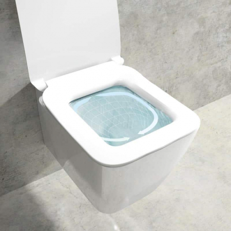 VAS WC STRADA II SUSPENDAT AQUABLADE, 54.5X36.5, FIXARE COMPLET ASCUNSA [2]