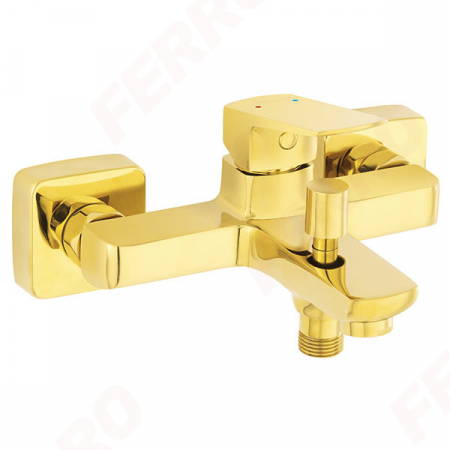 Baterii baie - VITTO VERDELINE GOLD - Baterie perete cadă-duș