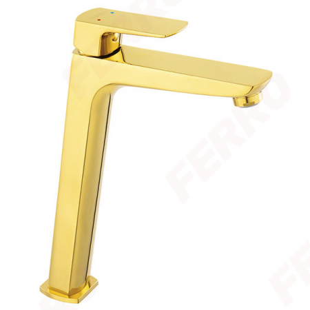 Baterii baie - VITTO VERDELINE GOLD - Baterie stativă lavoar pentru lavoar înalt