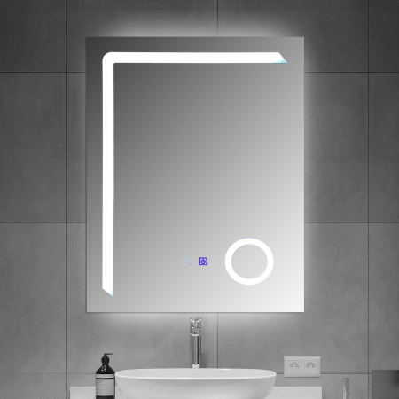 Reduceri - Oglinda baie cu iluminare led,dezaburire, 60x80cm.