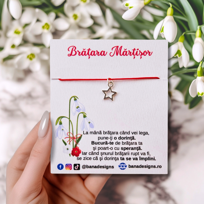 Bratara Martisor cu charm sandale [2]