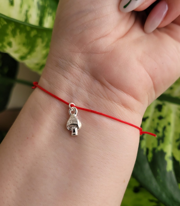 Set de 10  Bratari Martisor cu ciupercuta si snur ajustabil [10]